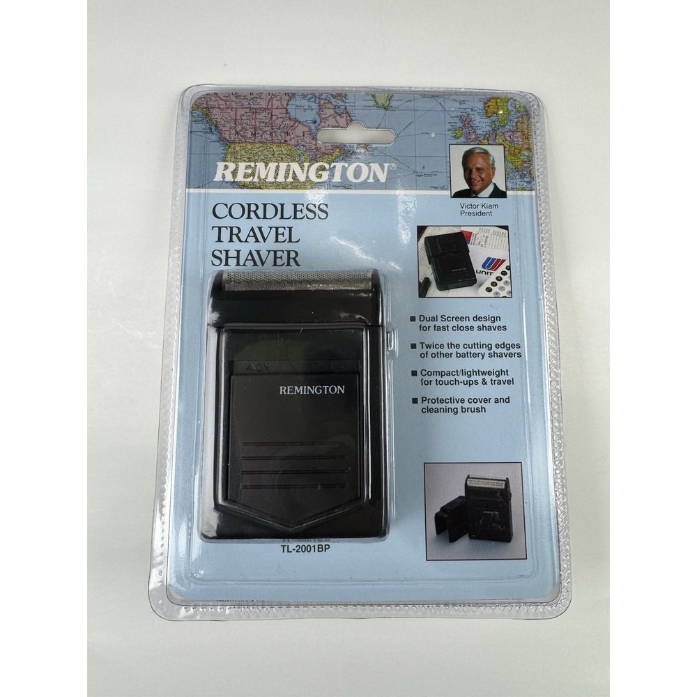 Remington Travel Shaver‎ Vintage 1992 Model TL-2001BP